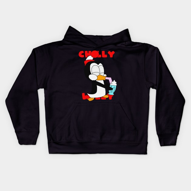 Chilly willy Kids Hoodie by lazymost